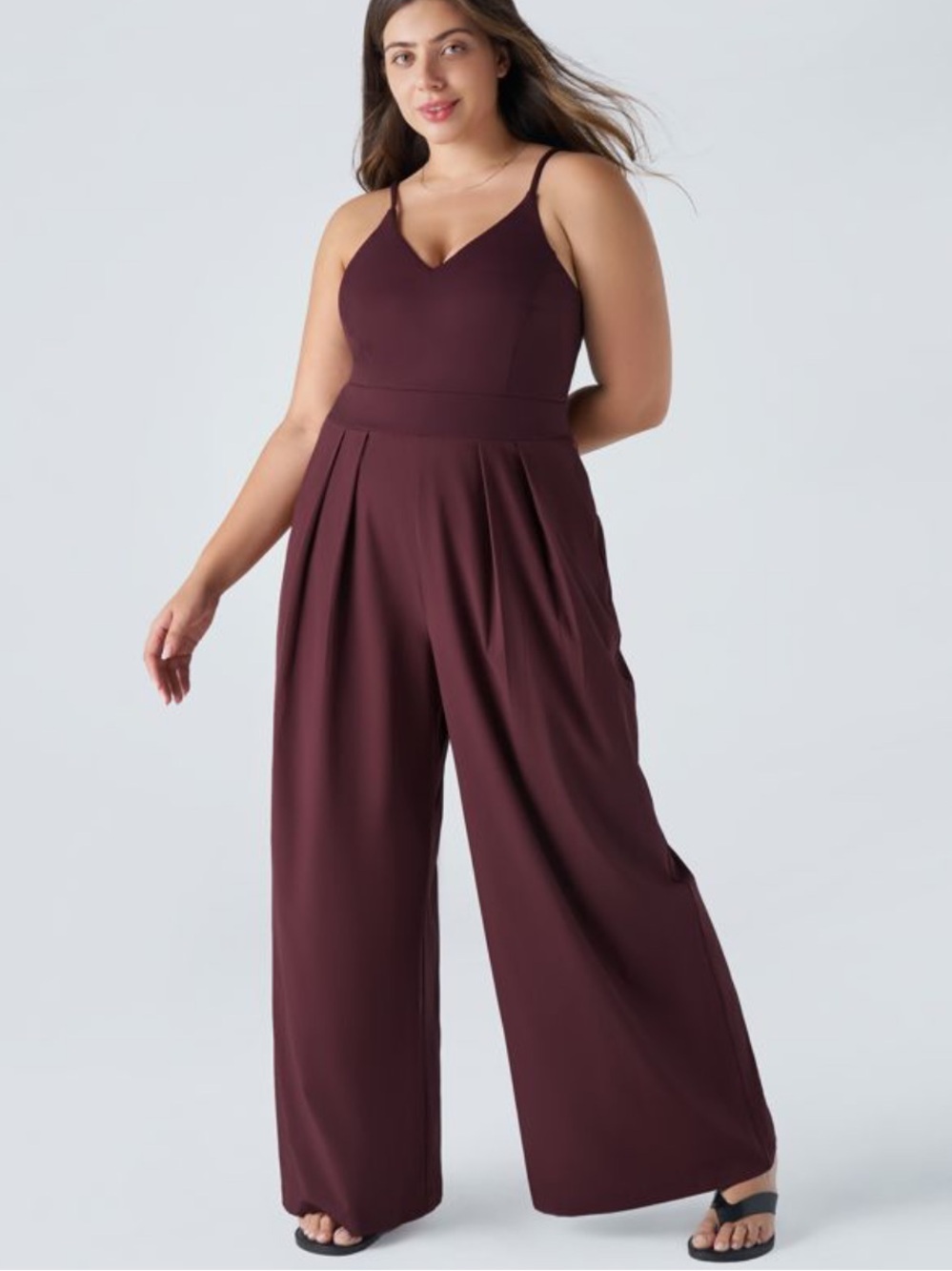 HALARA Breezeful Pocket Wide Leg Quick Dry Slip Jumpsuit Size Large